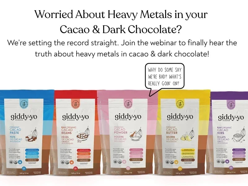 EXPOSED: HEAVY METALS IN CACAO- GIDDY YO WEBINAR REVEALS TRUTH WITH DR. DAN GUBLER